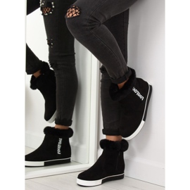 Sorte ankelhøje sneakers NB252P 2
