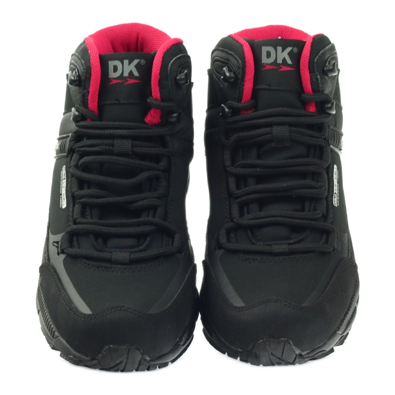 DK 1751 sort softshell trekking sko rød 3
