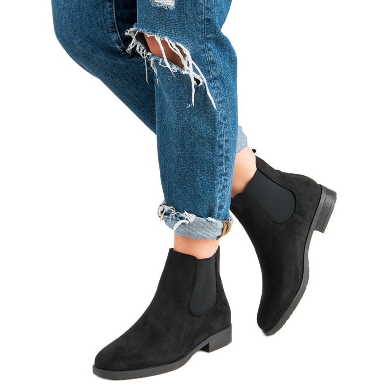 Seastar Suede Jodhpur støvler sort 2