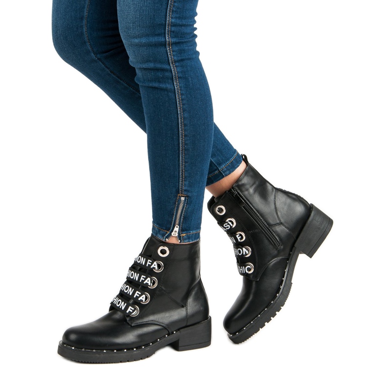 Workery Fashion støvler sort 1