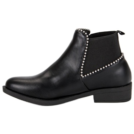 Elegante Chelsea støvler sort 1