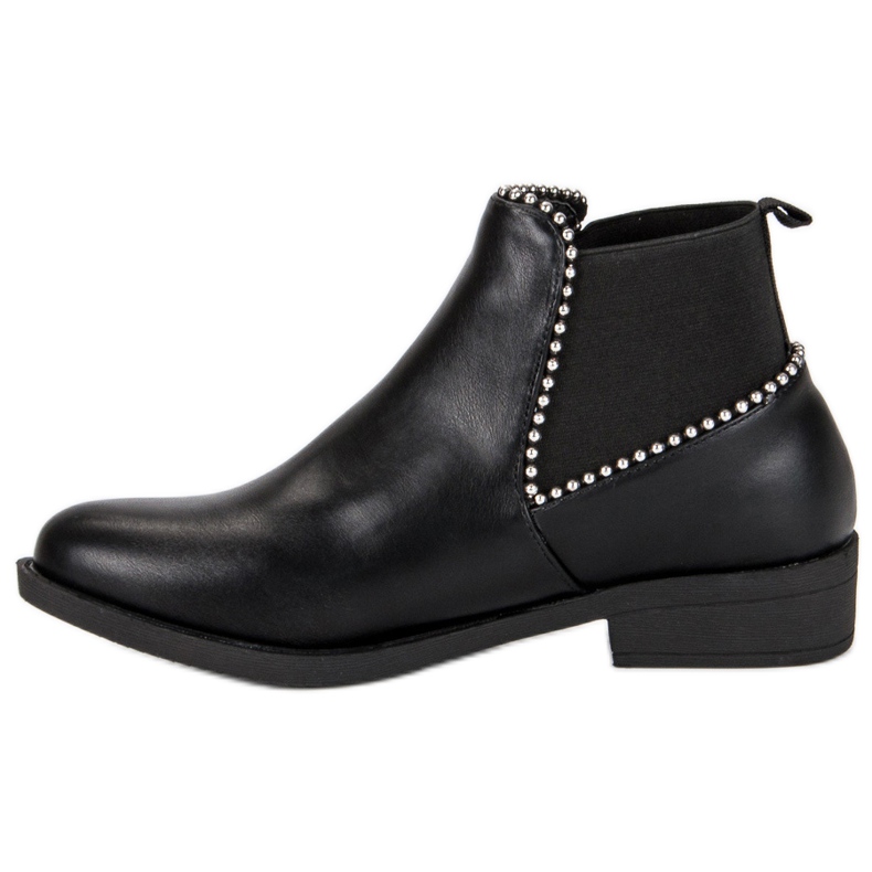 Elegante Chelsea støvler sort 1