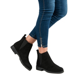 Via Giulia  Suede Jodhpur støvler sort 1