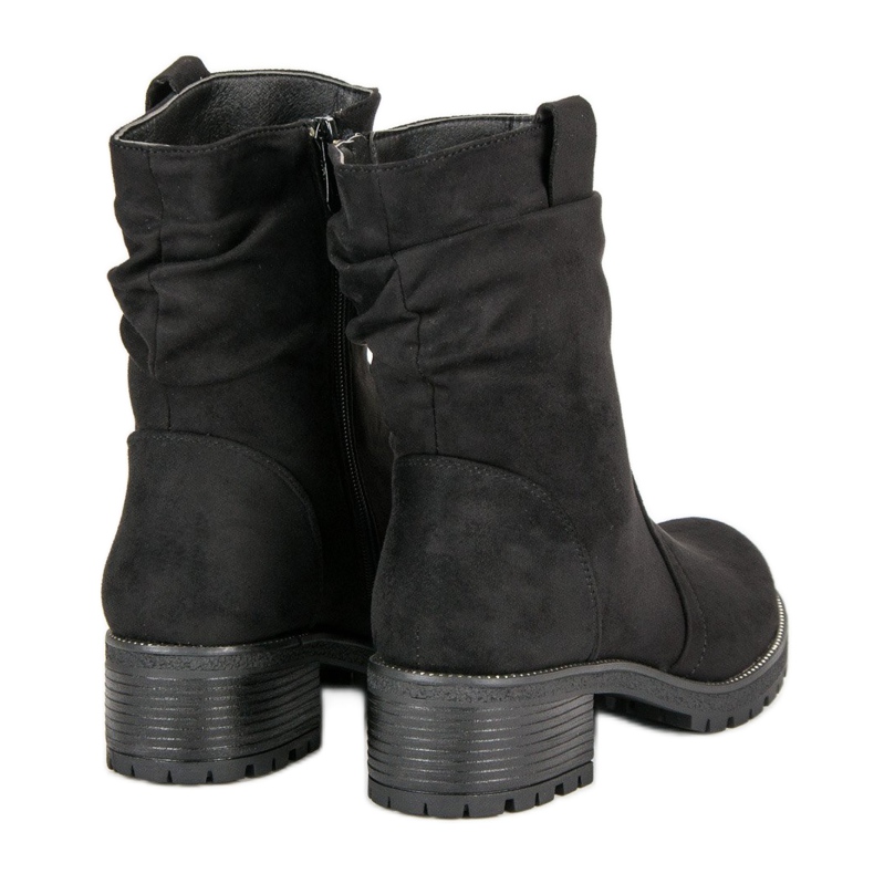 Lucky Shoes Ruskindarbejdere sort 1