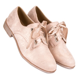 Juliet Bundet brogues lyserød 1
