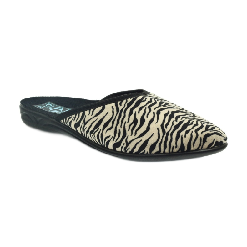 Adanex 15819 velour hjemmesko sort 1