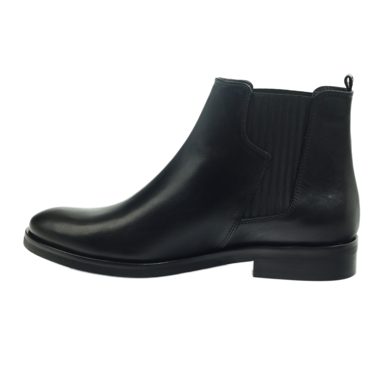 Edeo sorte støvler, slip-on 3244 2