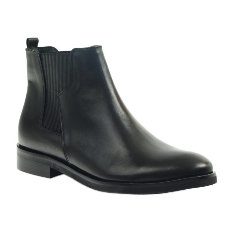 Edeo sorte støvler, slip-on 3244 1