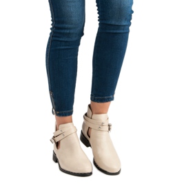 Beige modestøvler 1
