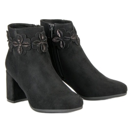 Kylie Suede sorte støvler 2