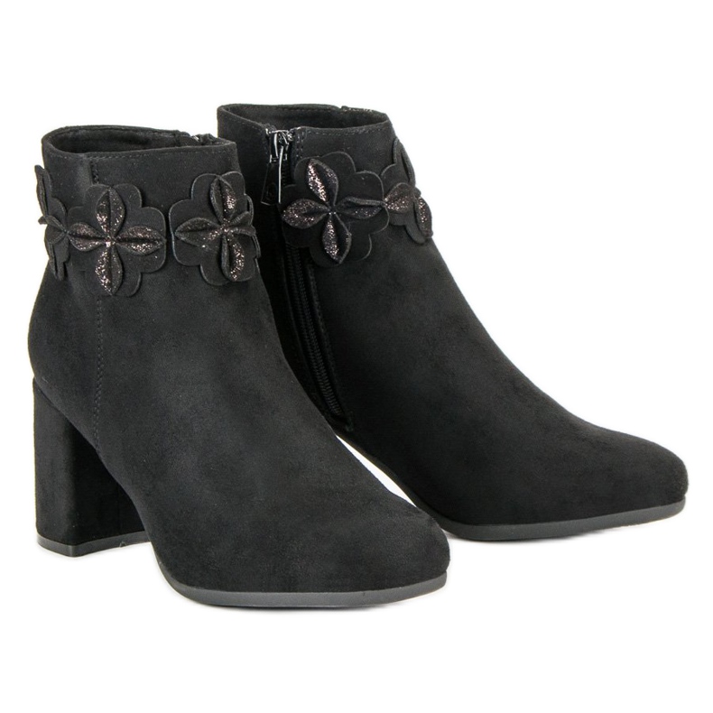 Kylie Suede sorte støvler 2