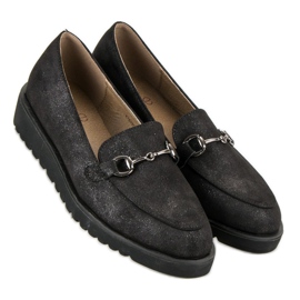 Kylie Stilfulde loafers sort 2