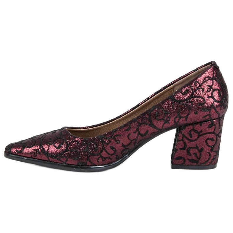 Kylie Elegante Burgundy pumper rød 1