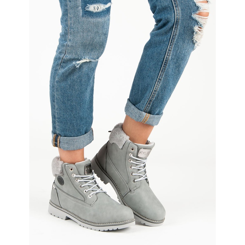 Kylie Grey Trappers grå 2