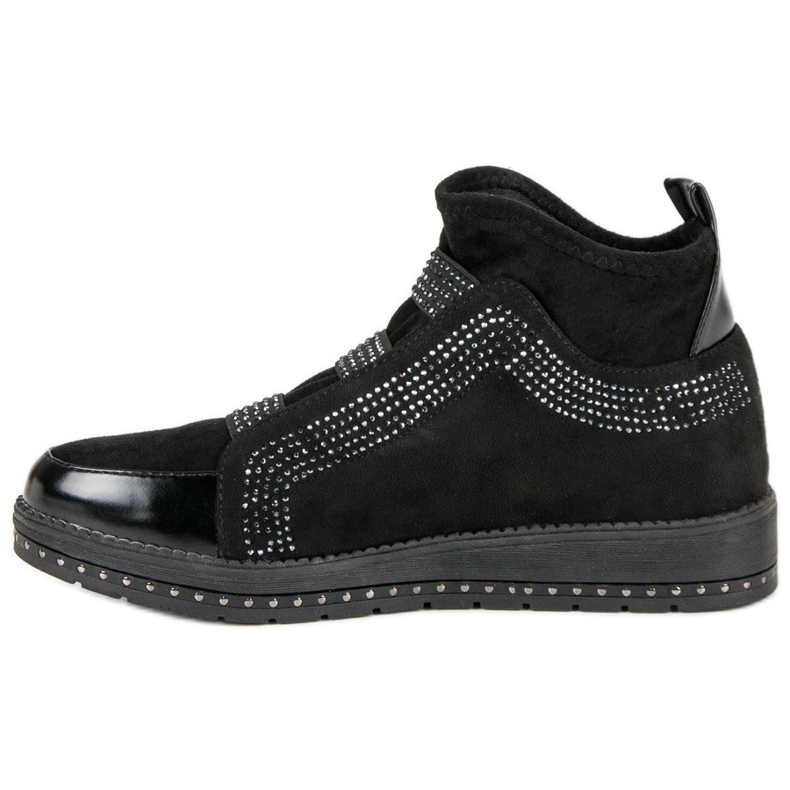 Slip-on sneakers sort 1