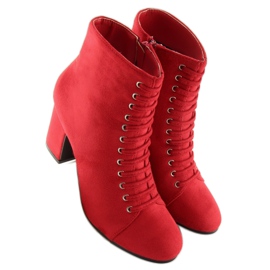 Røde SP03 Røde støvler på en stabil hæl 6