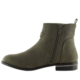 Grønne damestøvler LL6300 Olive 1