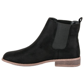 Via Giulia  Suede Chelsea støvler sort 1