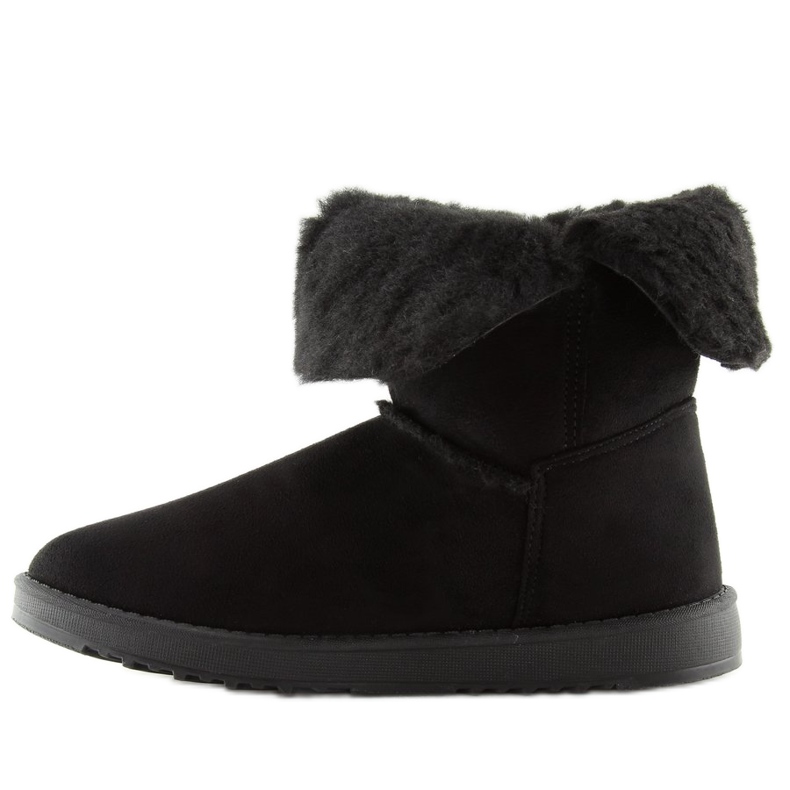Sort emuser med pompon SP04P Sort 1