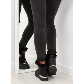 Sort isolerede sneakers F506 sort 1