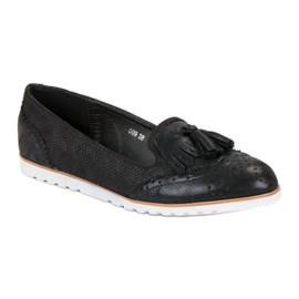 Super Me Stilfulde loafers sort 1