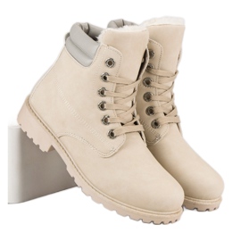 Bestelle Beige varme støvler 1