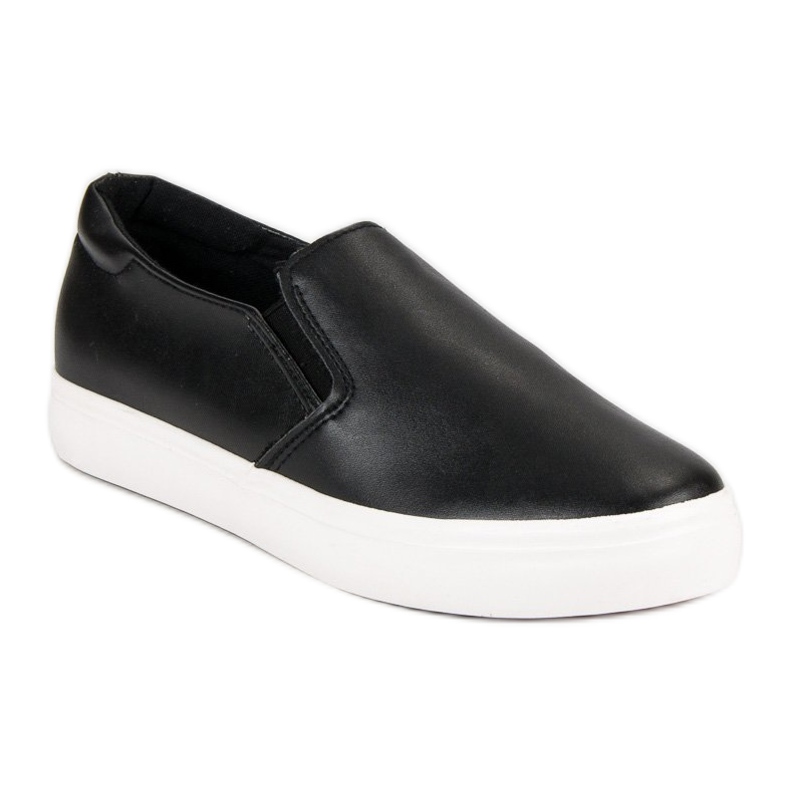 Sort Slip On Sneakers 1
