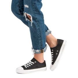 Glitter sneakers sort 2