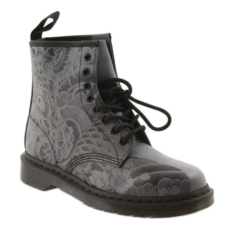 Dr. Martens 1460 OT SORT grå 1