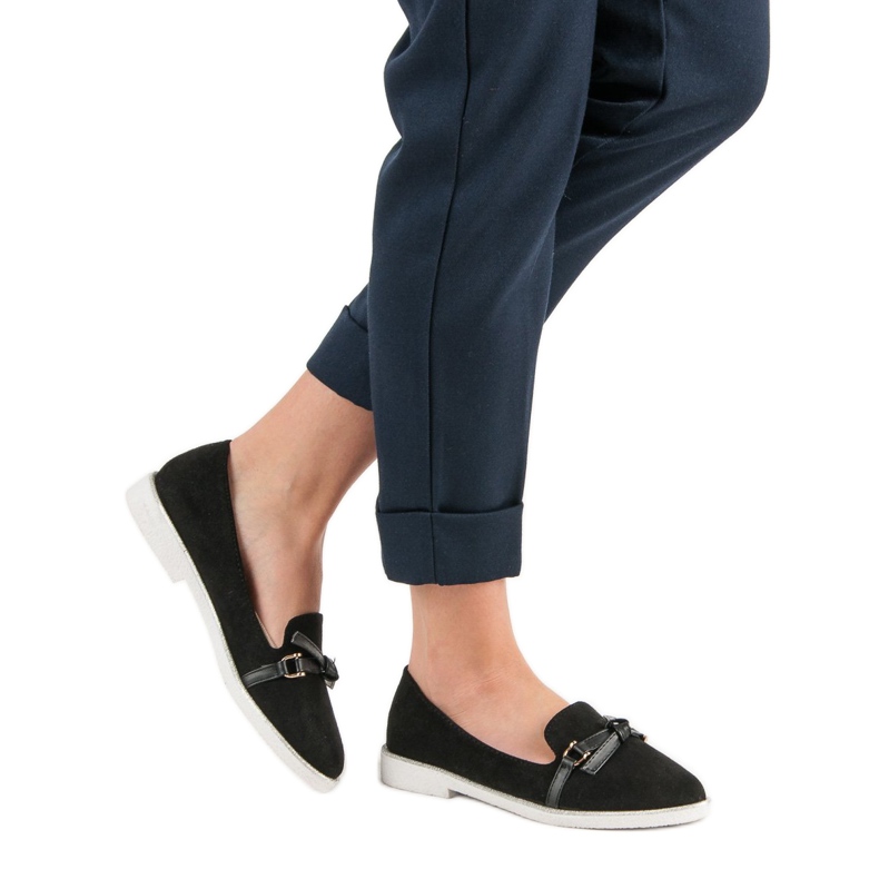 Emaks Ruskind loafers sort 1