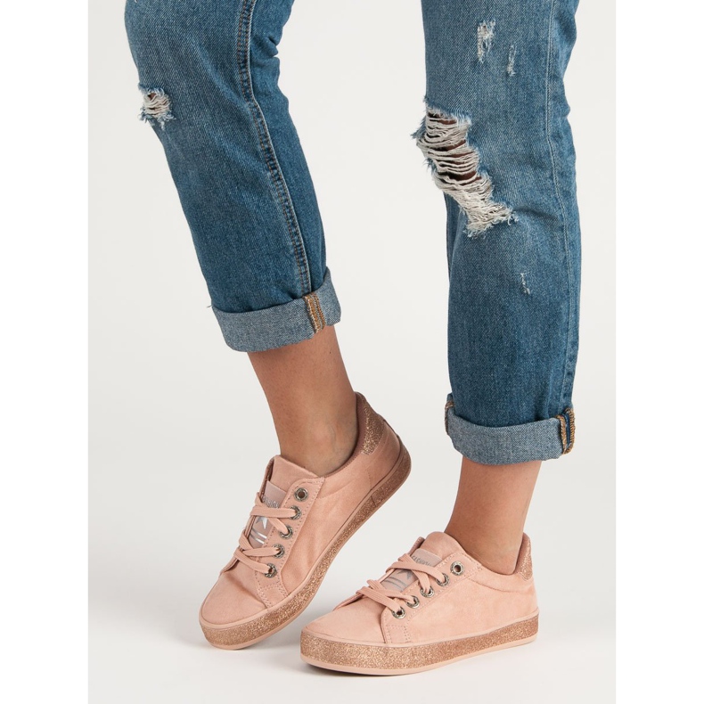MCKEYLOR lyserøde sneakers 1