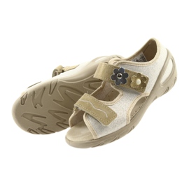 Befado børnesko pu sandaler 065X121 gul 4