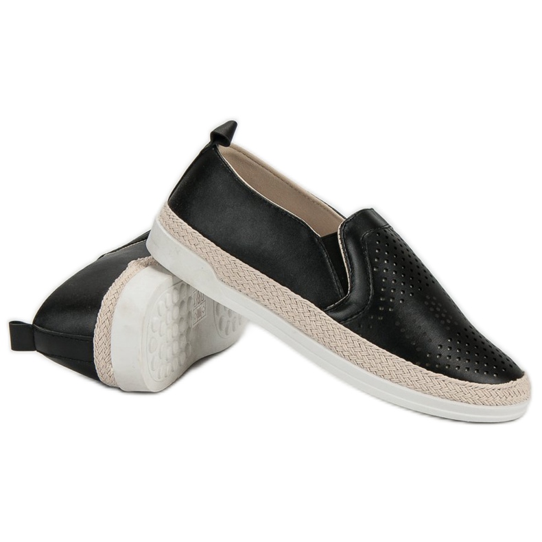 Openwork Slip On Sneakers sort 1