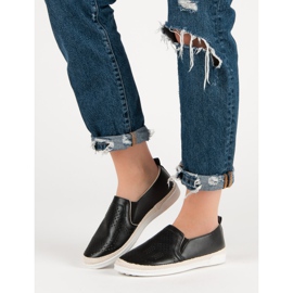 Openwork Slip On Sneakers sort 2