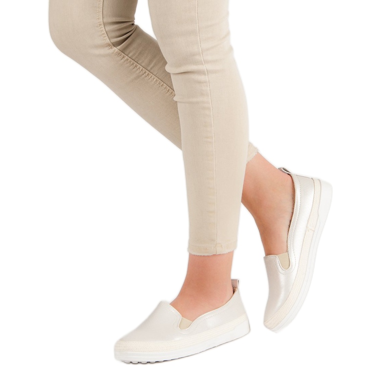 Komfortable Slipons gul 1