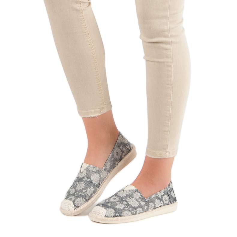 Small Swan Moderigtigt Espadrilles grå 1