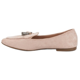 Small Swan Glitter loafers lyserød 1