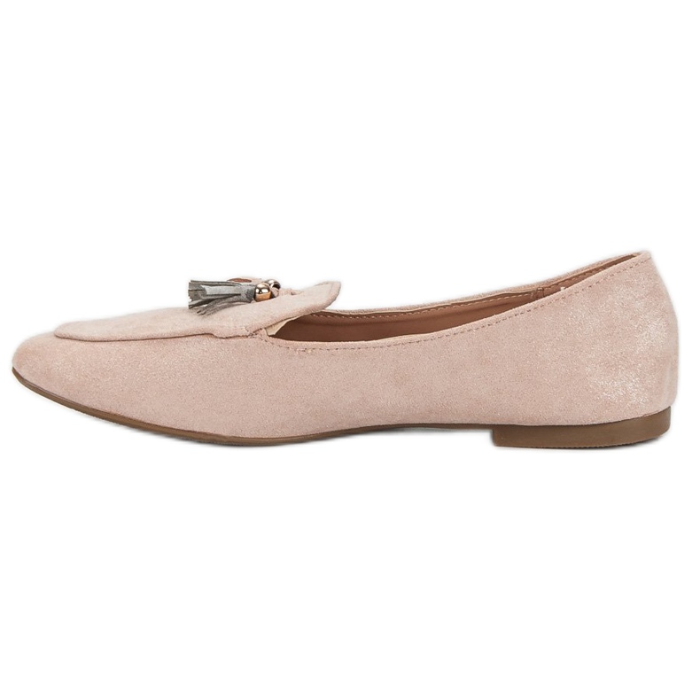 Small Swan Glitter loafers lyserød 1