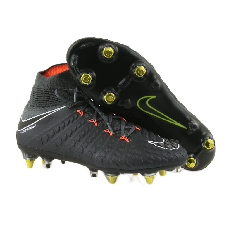 Nike Hypervenom Phantom 3 fodboldsko grå grå 3