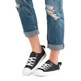 Sorte lave sneakers 2