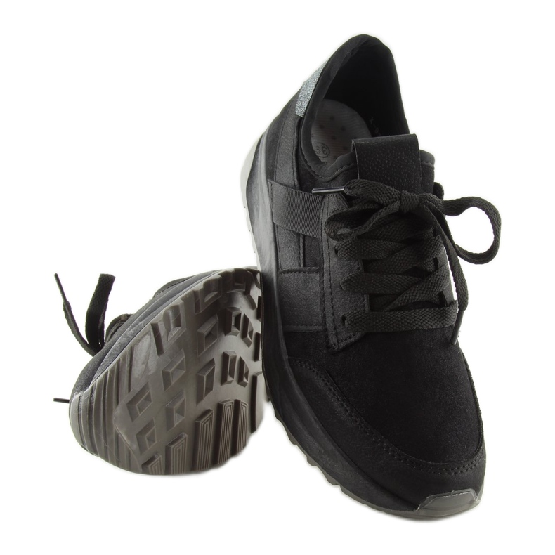 Sorte sportssko X-9733 Sort 1