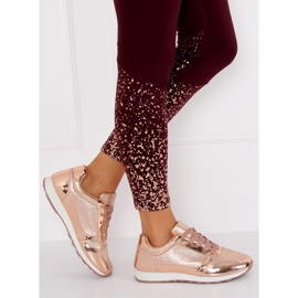 Lyserøde LR88082 Champagne sportssko 2