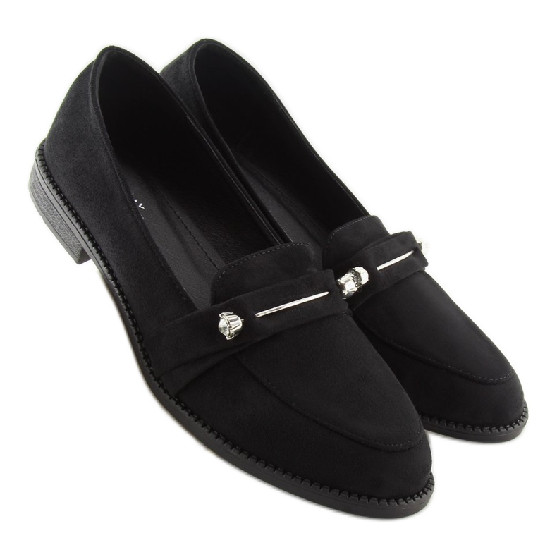 Sorte kvinders loafers 3117 Sort 1