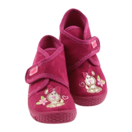 Befado pink børnesko hjemmesko 529P026 lyserød 5