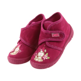 Befado pink børnesko hjemmesko 529P026 lyserød 4