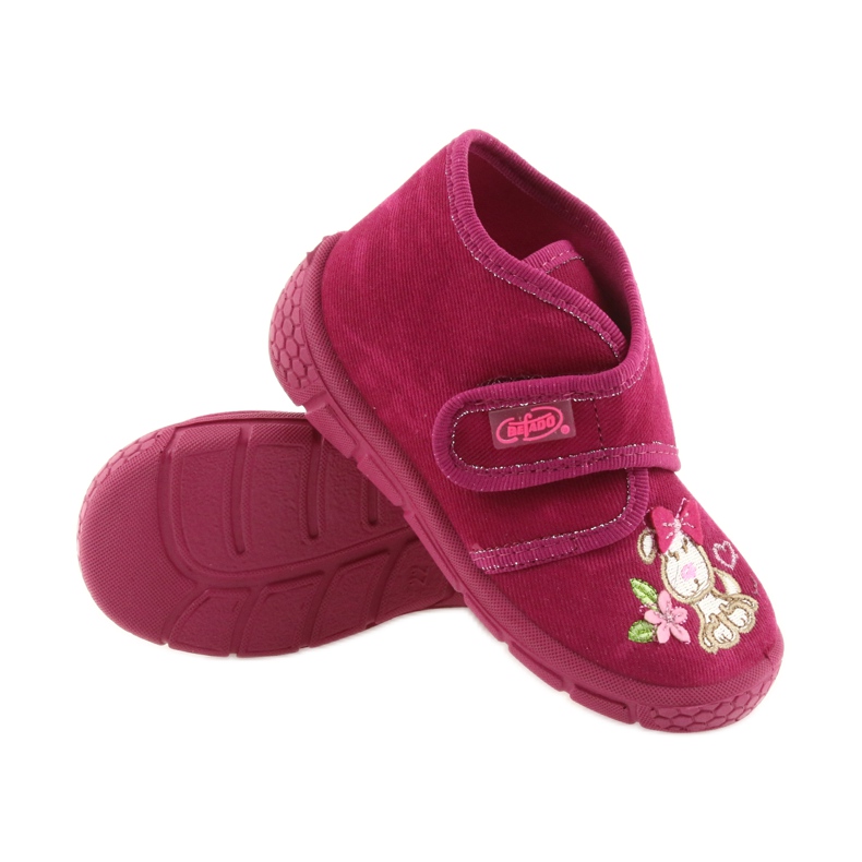 Befado pink børnesko hjemmesko 529P026 lyserød 3