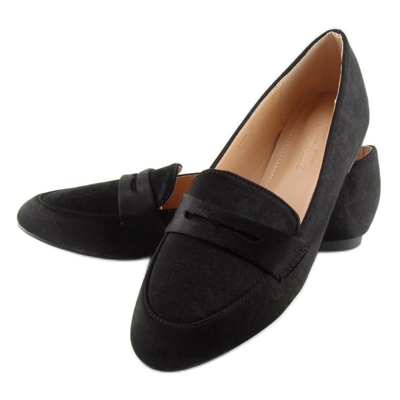 Sorte kvinders loafers 3109 Sort 1