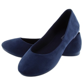 Marineblå ballerinaer til kvinder JX1018 Navy 2