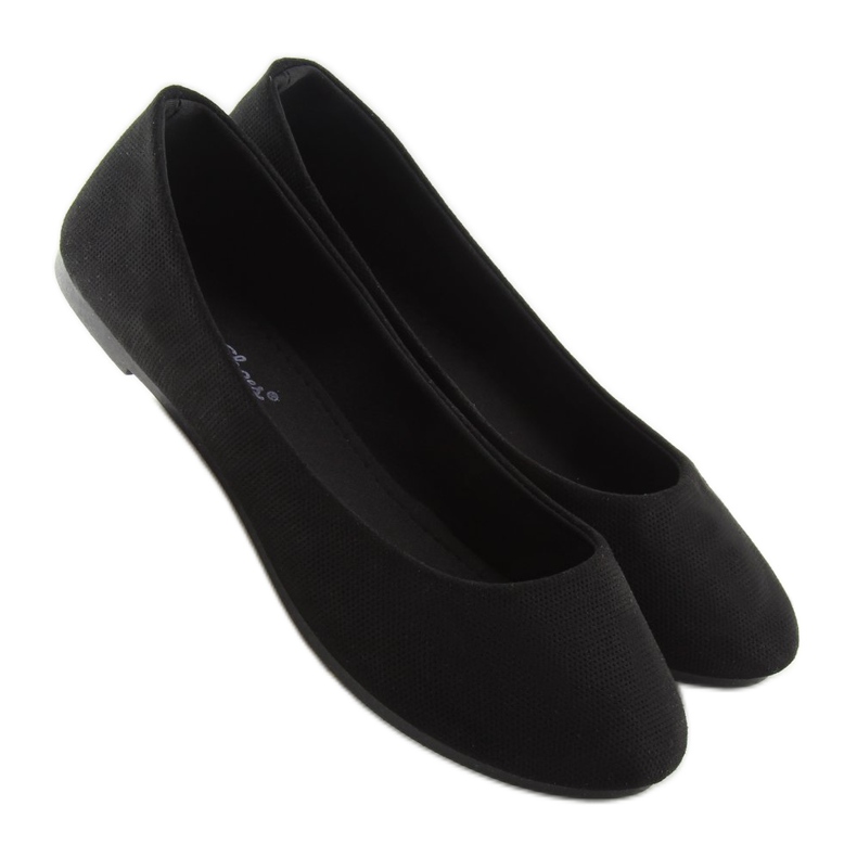 Sort ballerina til kvinder JX1018 Sort 1