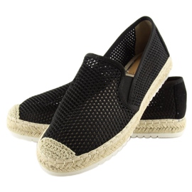 Sorte espadriller til kvinder 6602 Sort 1